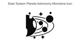 Solar System Planets Astronomy Monotone Icon In Powerpoint Pptx Png And Editable Eps Format