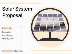 Solar System Proposal Powerpoint Presentation Slides