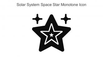 Solar System Space Star Monotone Icon In Powerpoint Pptx Png And Editable Eps Format