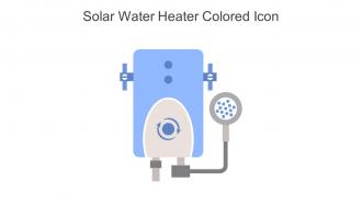 Solar Water Heater Colored Icon In Powerpoint Pptx Png And Editable Eps Format