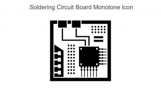 Soldering Circuit Board Monotone Icon In Powerpoint Pptx Png And Editable Eps Format