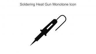 Soldering Heat Gun Monotone Icon In Powerpoint Pptx Png And Editable Eps Format