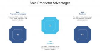 Sole Proprietor Advantages Ppt Powerpoint Presentation Ideas Topics Cpb