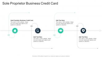 Sole Proprietor Business Credit Card In Powerpoint And Google Slides Cpb