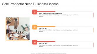 Sole Proprietor Need Business License In Powerpoint And Google Slides Cpb