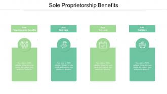 Sole Proprietorship Benefits In Powerpoint And Google Slides Cpb