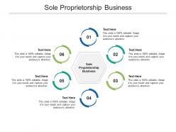 Sole proprietorship business ppt powerpoint presentation gallery files cpb