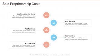 Sole Proprietorship Costs In Powerpoint And Google Slides Cpb