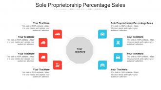 Sole Proprietorship Percentage Sales Ppt Powerpoint Presentation Ideas Inspiration Cpb