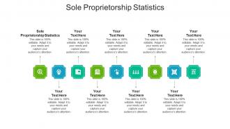 Sole proprietorship statistics ppt powerpoint presentation ideas example topics cpb