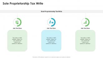 Sole Proprietorship Tax Write In Powerpoint And Google Slides Cpb