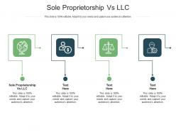 Sole proprietorship vs llc ppt powerpoint presentation inspiration sample cpb