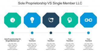 Sole proprietorship vs single member llc ppt powerpoint presentation infographics graphics download cpb