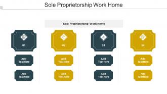 Sole Proprietorship Work Home Ppt Powerpoint Presentation Portfolio Cpb