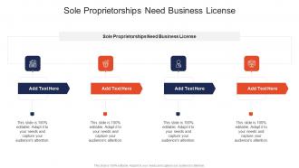 Sole Proprietorships Need Business License In Powerpoint And Google Slides Cpb