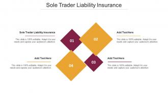 Sole Trader Liability Insurance Ppt Powerpoint Presentation Outline Ideas Cpb