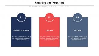 Solicitation process ppt powerpoint presentation slides graphics cpb