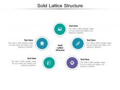 Solid lattice structure ppt powerpoint presentation styles background images cpb