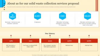 Solid Waste Collection Services Proposal Powerpoint Presentation Slides Professionally Impactful