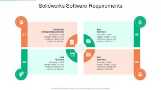 Solidworks Software Requirements In Powerpoint And Google Slides Cpb