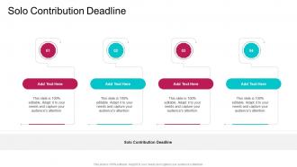 Solo Contribution Deadline In Powerpoint And Google Slides Cpb