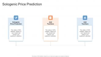 Sologenic Price Prediction In Powerpoint And Google Slides Cpb