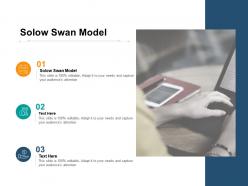 Solow swan model ppt powerpoint presentation file graphics template cpb