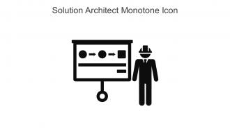 Solution Architect Monotone Icon In Powerpoint Pptx Png And Editable Eps Format
