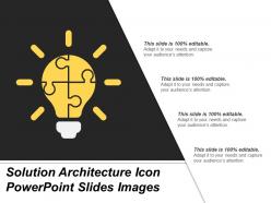 Solution architecture icon powerpoint slides images