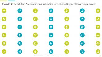 Solution assessment and validation to evaluate organisational preparedness complete deck
