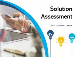 Solution Assessment Technology Innovative Organizational Requirement Evaluate Performance Business