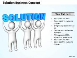 Solution business concept ppt graphic icon