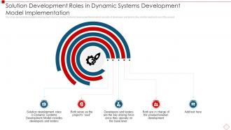 Solution Development Roles In Dynamic Systems Development Model Implementation