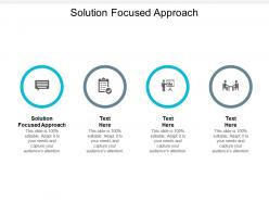 Solution focused approach ppt powerpoint presentation introduction cpb
