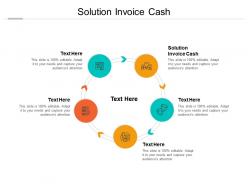 Solution invoice cash ppt powerpoint presentation file example cpb