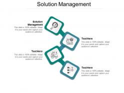 Solution management ppt powerpoint presentation show guidelines cpb