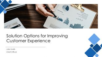 Solution Options For Improving Customer Experience PPT Presentation AT