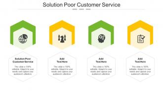 Solution Poor Customer Service In Powerpoint And Google Slides Cpb