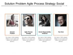 Solution problem agile process strategy social responsibility initiatives cpb
