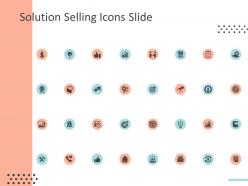 Solution selling icons slide ppt powerpoint presentation summary themes