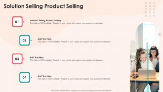 Solution Selling Product Selling In Powerpoint And Google Slides Cpb
