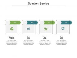Solution service ppt powerpoint presentation diagrams cpb