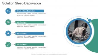 Solution Sleep Deprivation In Powerpoint And Google Slides Cpb