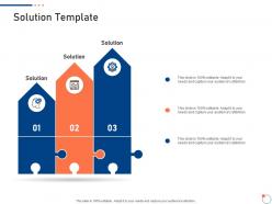 Solution template investor pitch deck for startup fundraising ppt slides images