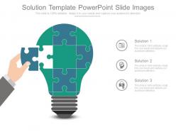 Solution template powerpoint slide images