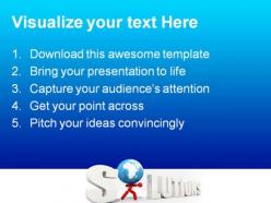 Solutions business powerpoint templates and powerpoint backgrounds 0211