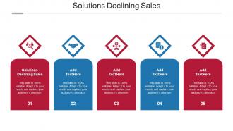 Solutions Declining Sales Ppt Powerpoint Presentation Example File Cpb