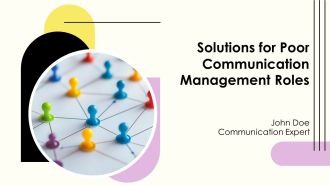 Solutions For Poor Communication Management Roles PPT Information AT