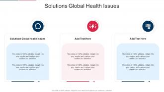 Solutions Global Health Issues In Powerpoint And Google Slides Cpb