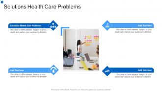 Solutions Health Care Problems In Powerpoint And Google Slides Cpb